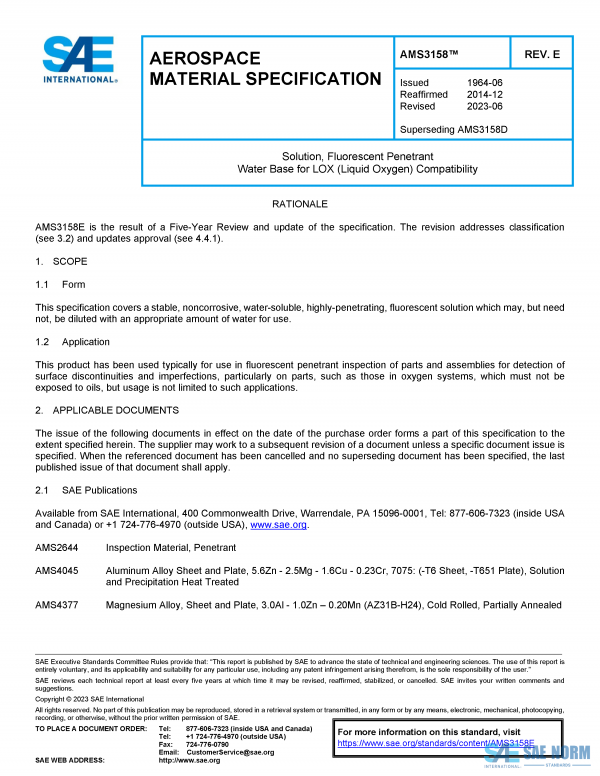 SAE AMS 3158 Series PDF