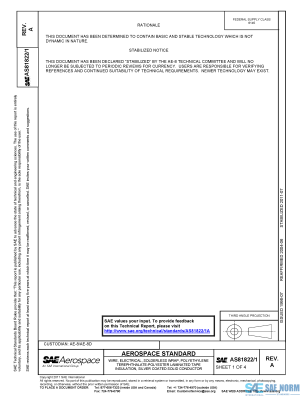 SAE AS 81822/1 Series PDF