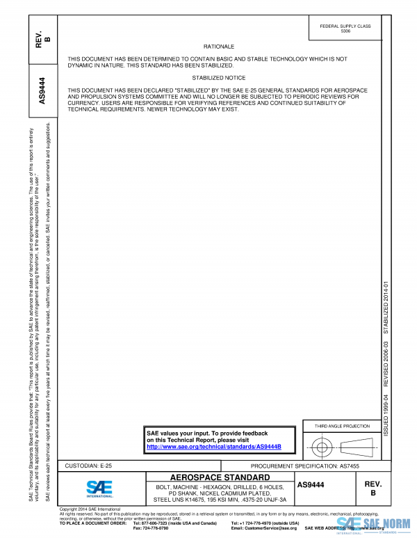 SAE AS 9444 Series PDF