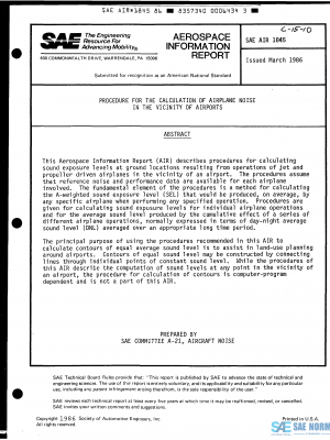 SAE AIR 1845 Series PDF