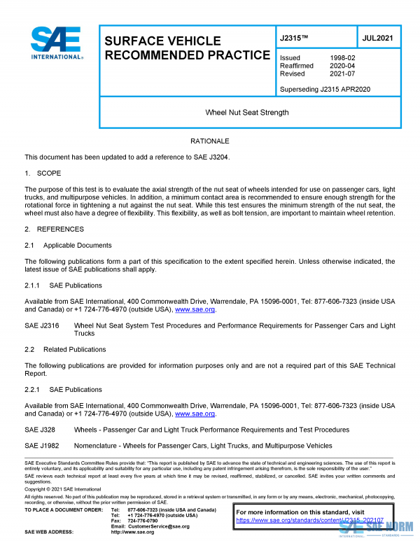 SAE J 2315 Series PDF