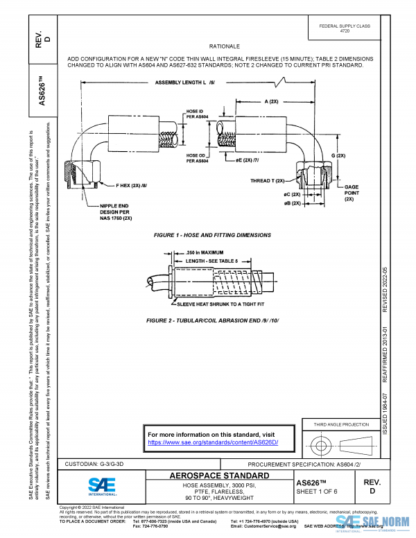 SAE AS 626 Series PDF