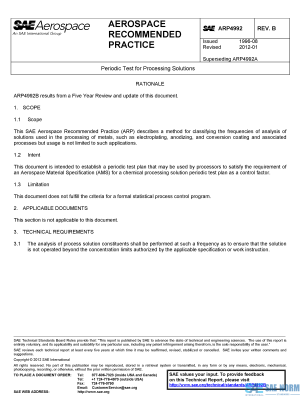 SAE ARP 4992 Series PDF