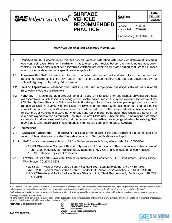 SAE J 800 Series PDF
