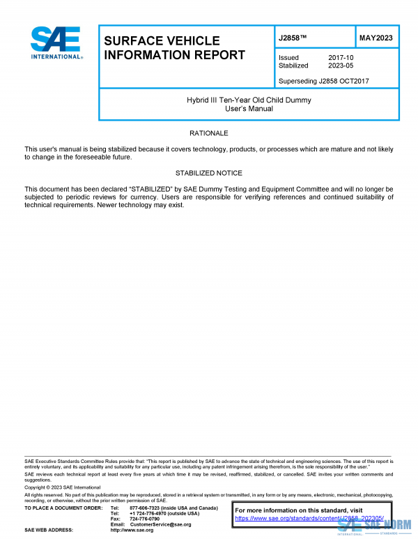 SAE J 2858 Series PDF