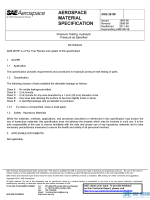 SAE AMS 2615 Series PDF