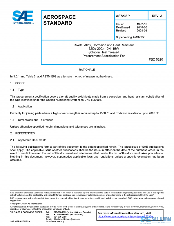 SAE AS 7236 Series PDF