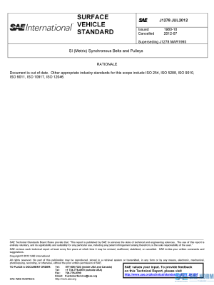 SAE J 1278 Series PDF