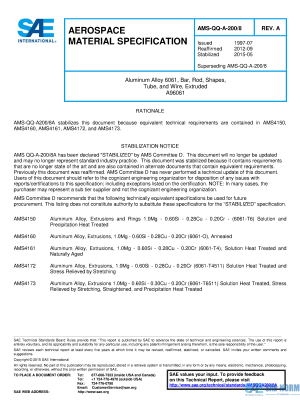 SAE AMSQQA 200/8 Series PDF