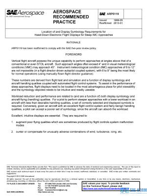 SAE ARP 5119 Series PDF