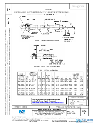 SAE MA 2178 Series PDF