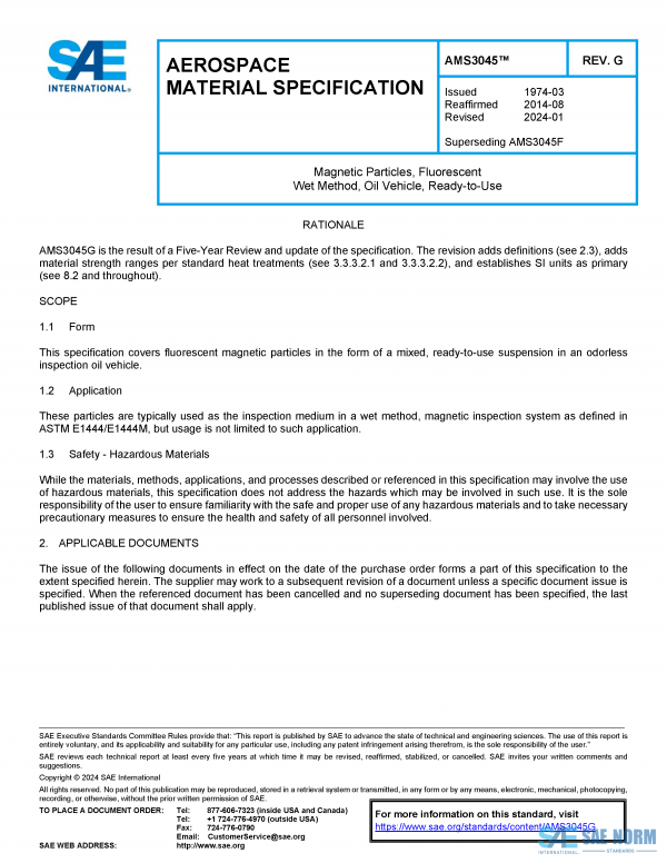 SAE AMS 3045 Series PDF