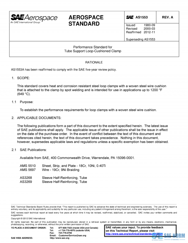 SAE AS 1553 Series PDF