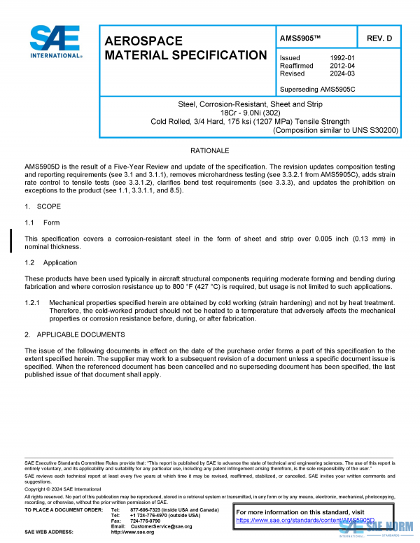 SAE AMS 5905 Series PDF