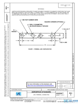 SAE AS 25226 Series PDF