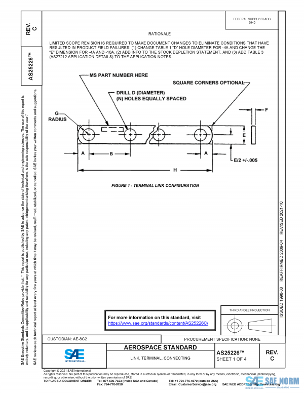 SAE AS 25226 Series PDF