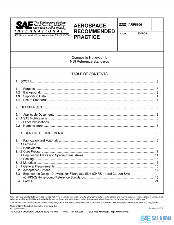 SAE ARP 5606 Series PDF