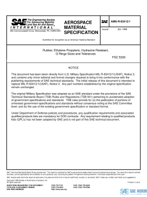 SAE AMSR 83412/1 Series PDF