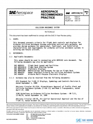 SAE ARP 4102/10 Series PDF