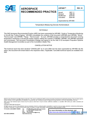 SAE ARP 485 Series PDF