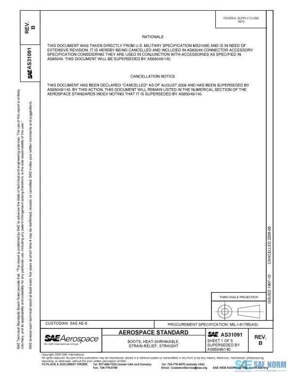 SAE AS 31091 Series PDF