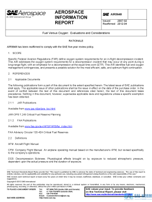 SAE AIR 5648 Series PDF