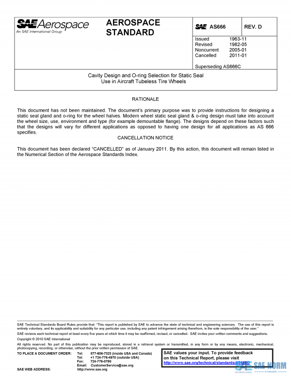 SAE AS 666 Series PDF
