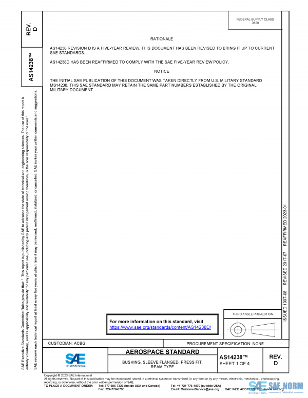 SAE AS 14238 Series PDF