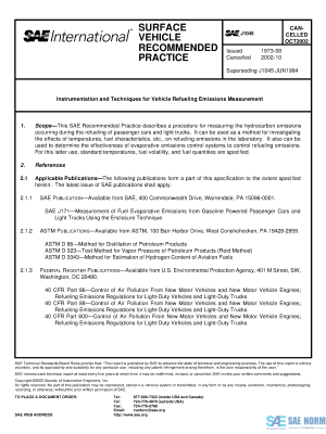 SAE J 1045 Series PDF
