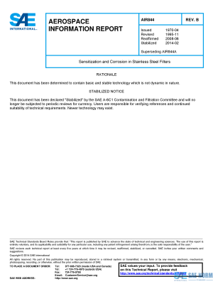 SAE AIR 844 Series PDF