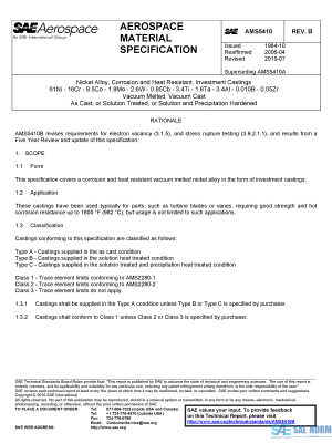 SAE AMS 5410 Series PDF