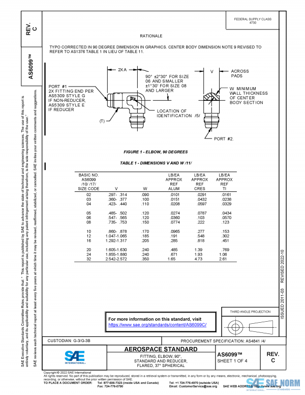 SAE AS 6099 Series PDF
