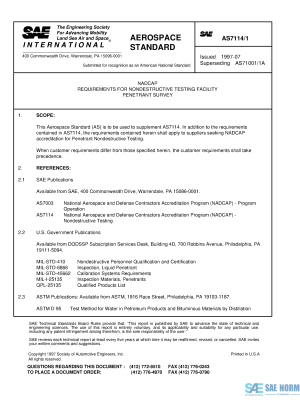 SAE AS 7114/1 Series PDF