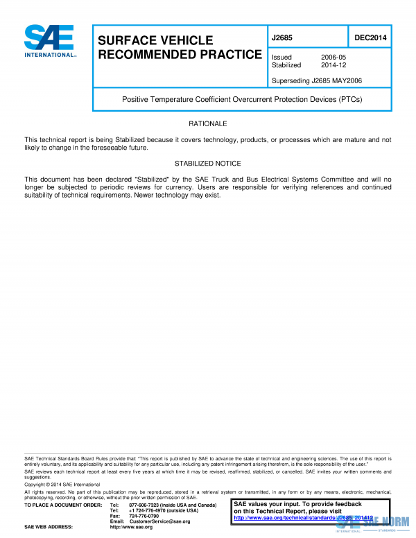 SAE J 2685 Series PDF