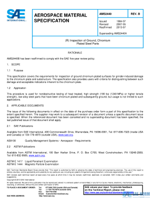 SAE AMS 2440 Series PDF