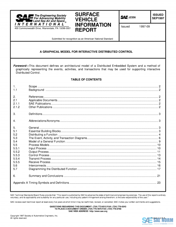 SAE J 2356 Series PDF