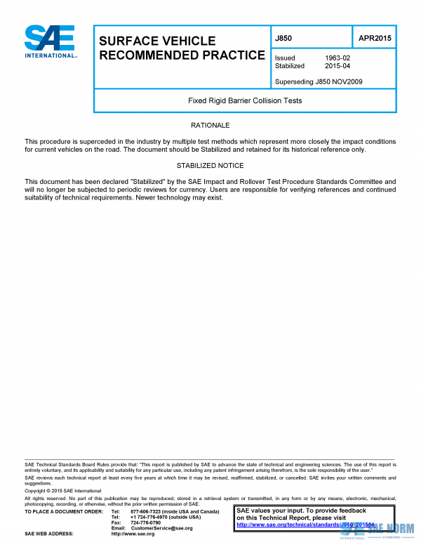 SAE J 850 Series PDF