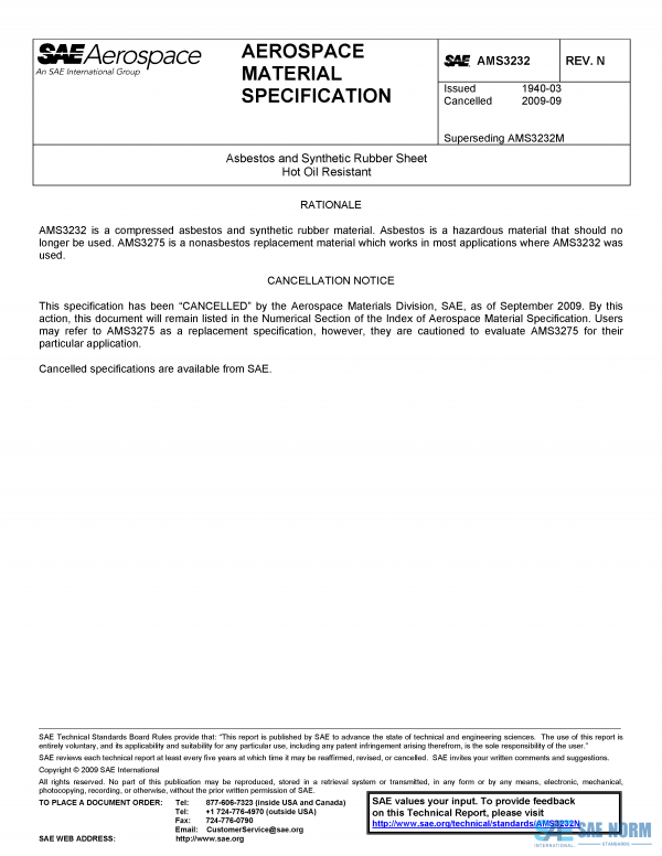 SAE AMS 3232 Series PDF
