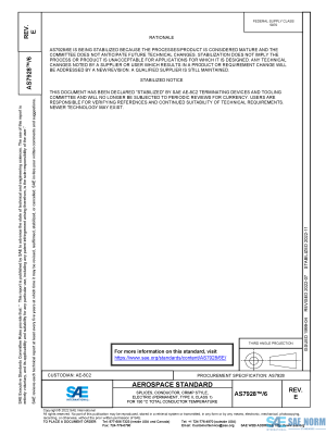 SAE AS 7928/6 Series PDF