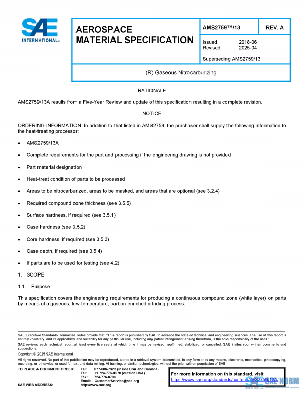 SAE AMS 2759/13 Series PDF