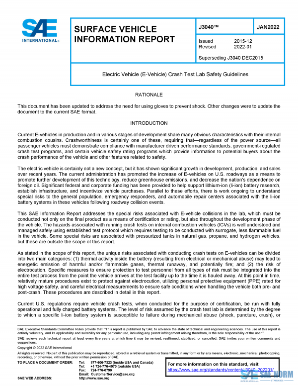 SAE J 3040 Series PDF