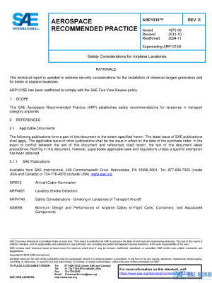 SAE ARP 1315 Series PDF