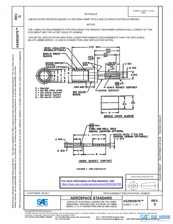 SAE AS 39029/76 Series PDF