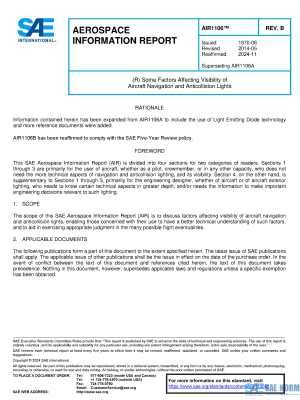 SAE AIR 1106 Series PDF