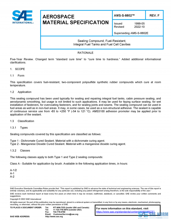 SAE AMSS 8802 Series PDF