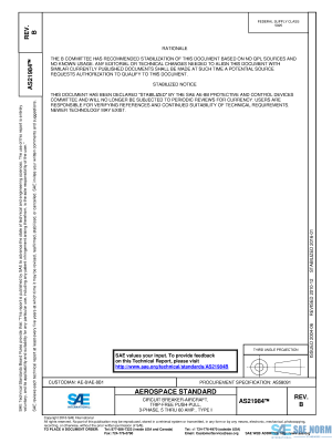SAE AS 21984 Series PDF