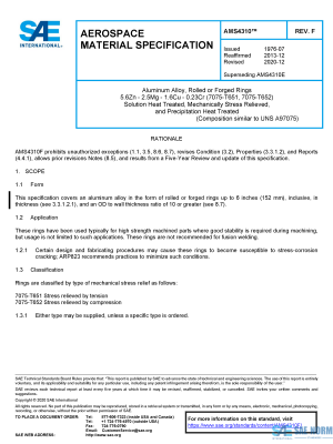 SAE AMS 4310 Series PDF