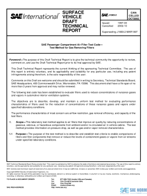 SAE J 1669/2 Series PDF