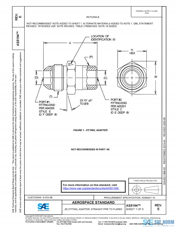 SAE AS 5194 Series PDF