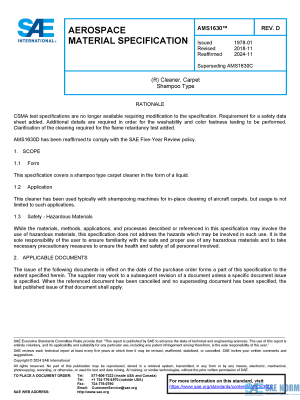 SAE AMS 1630 Series PDF